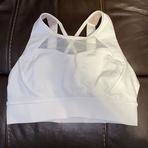 White Lululemon Sports bra
